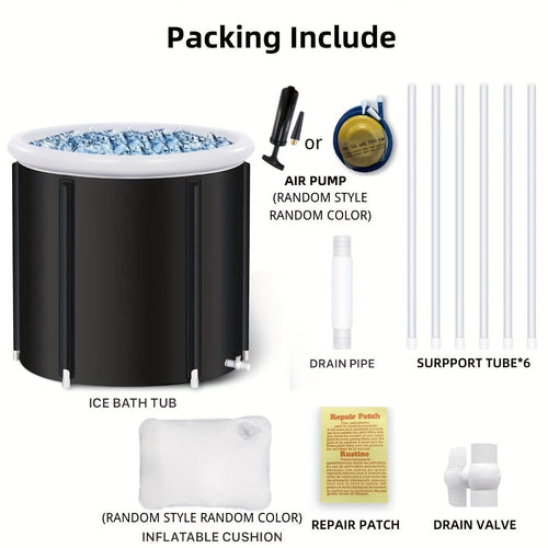 Freestanding Portable Ice Bath Tub – Cold Water Therapy & Recovery