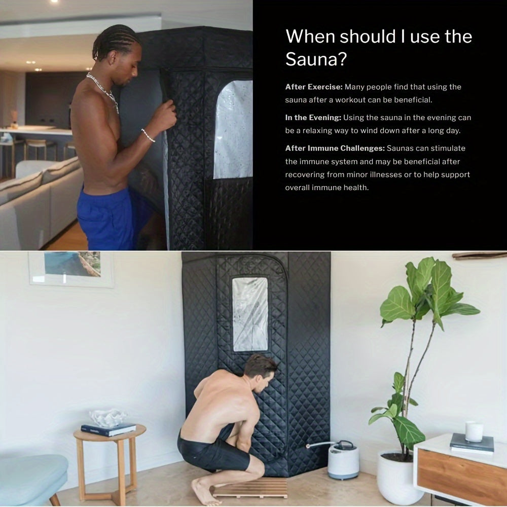 Sauna Tent & Portable Ice Bath Tub Set – Hot & Cold Contrast Therapy