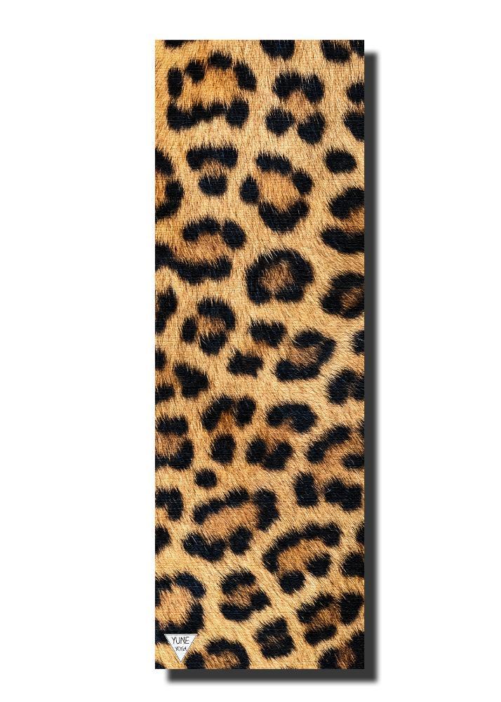 Leopard Print Yoga Mat – Eco-Friendly, Non-Slip, 6mm Cushion | Yune